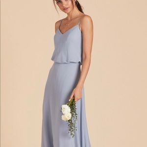 Gwennie Dress - Dusty Blue - Birdy Grey